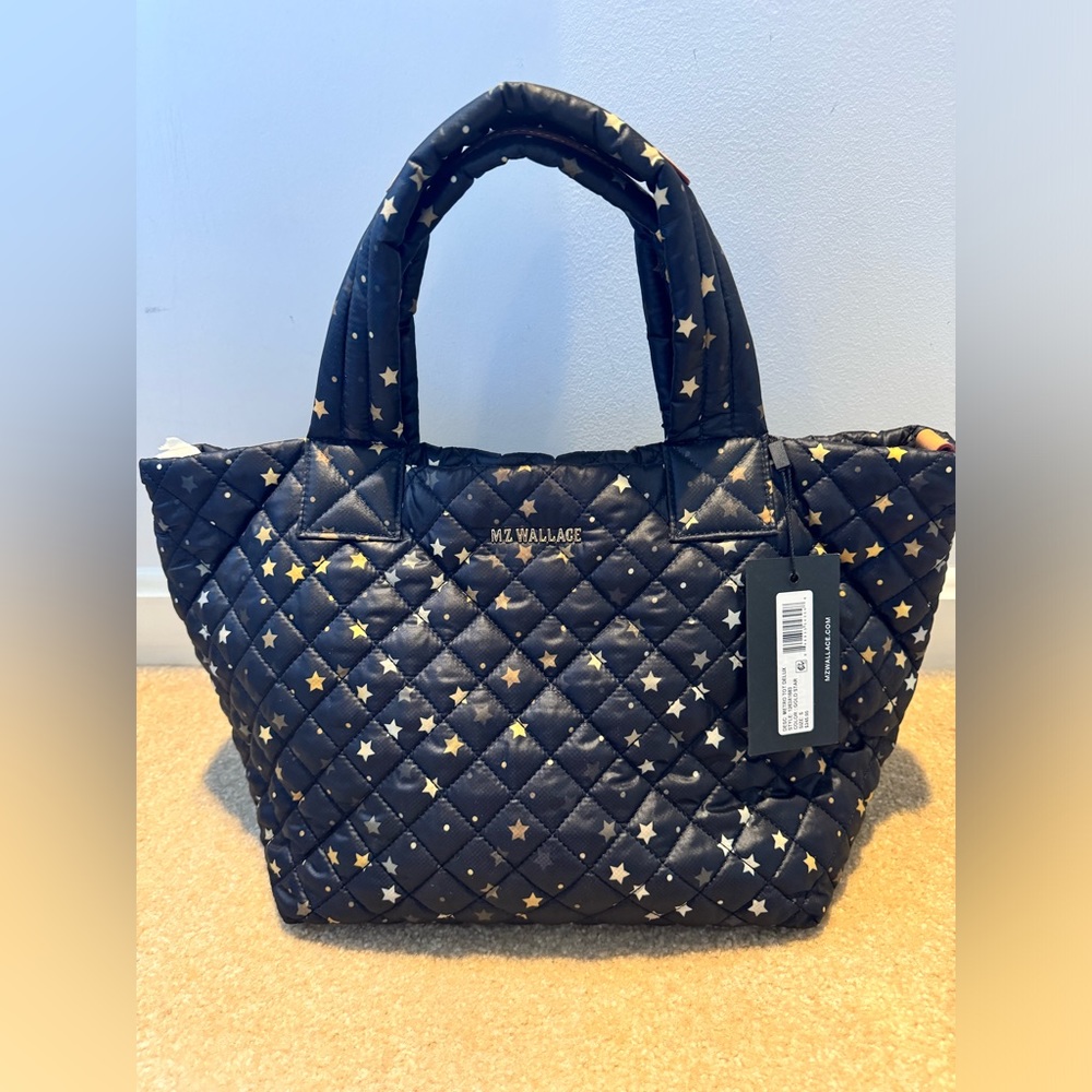 New with tags limited edition MZ Wallace Metro Tote Deluxe Gold Star